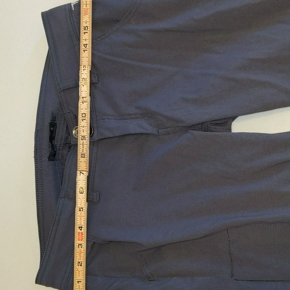 Prana Women's Size 6 Short Inseam Roll Hem Multi Pocket Athletic Hiking Pants - Picture 12 of 13